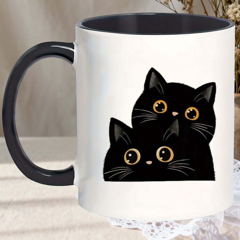 Tailorly Black Accent 11 oz Mug - adorable mugs featuring a black an ideal present for dads husbands or _cf880301a0544403bd28c4be43ddb5dc