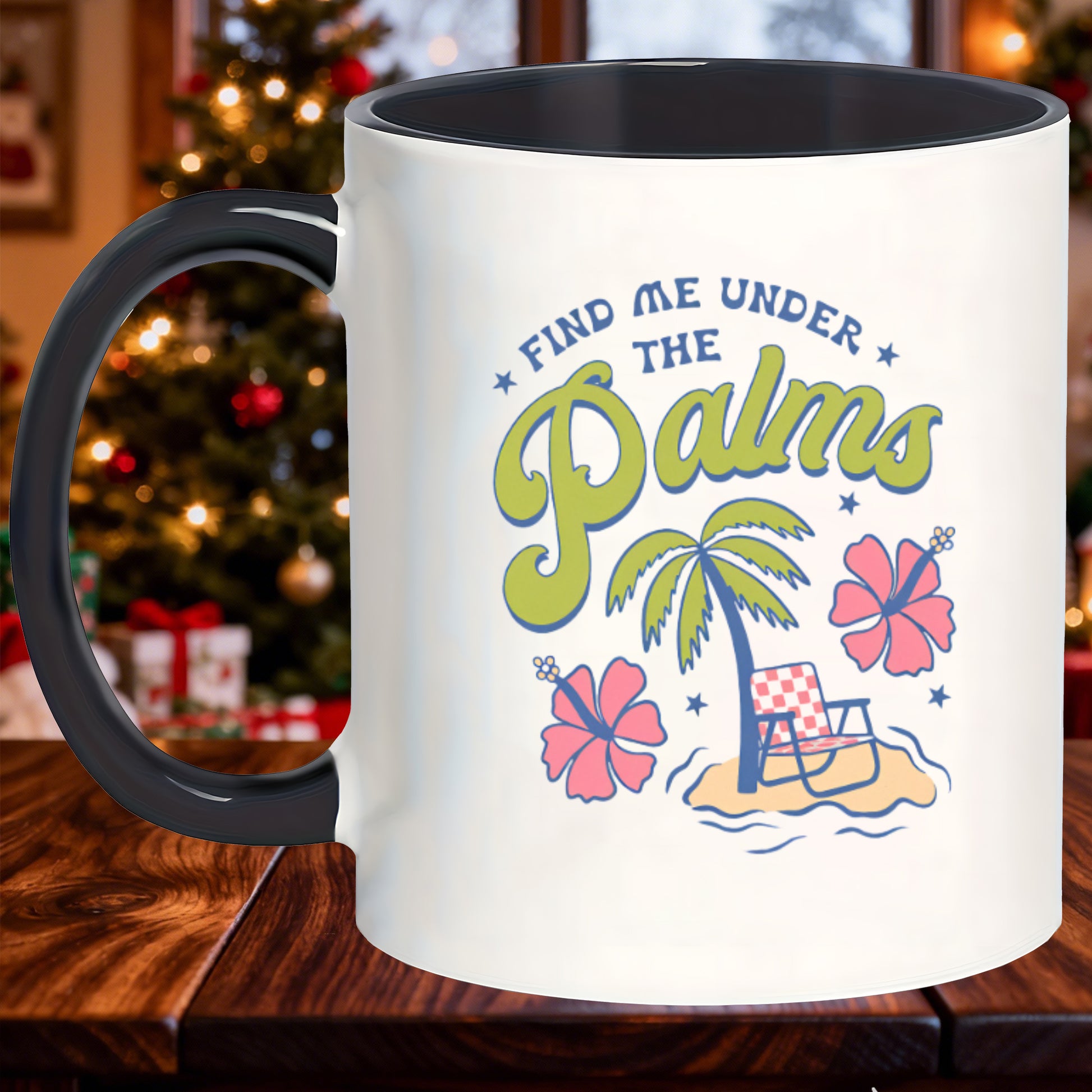Tailorly Black Accent 11 oz Mug - patterned scratch