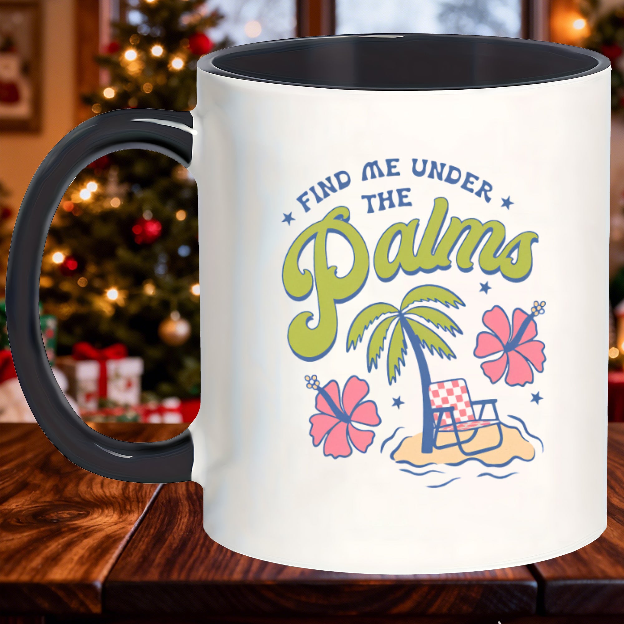 Tailorly Black Accent 11 oz Mug - patterned scratch