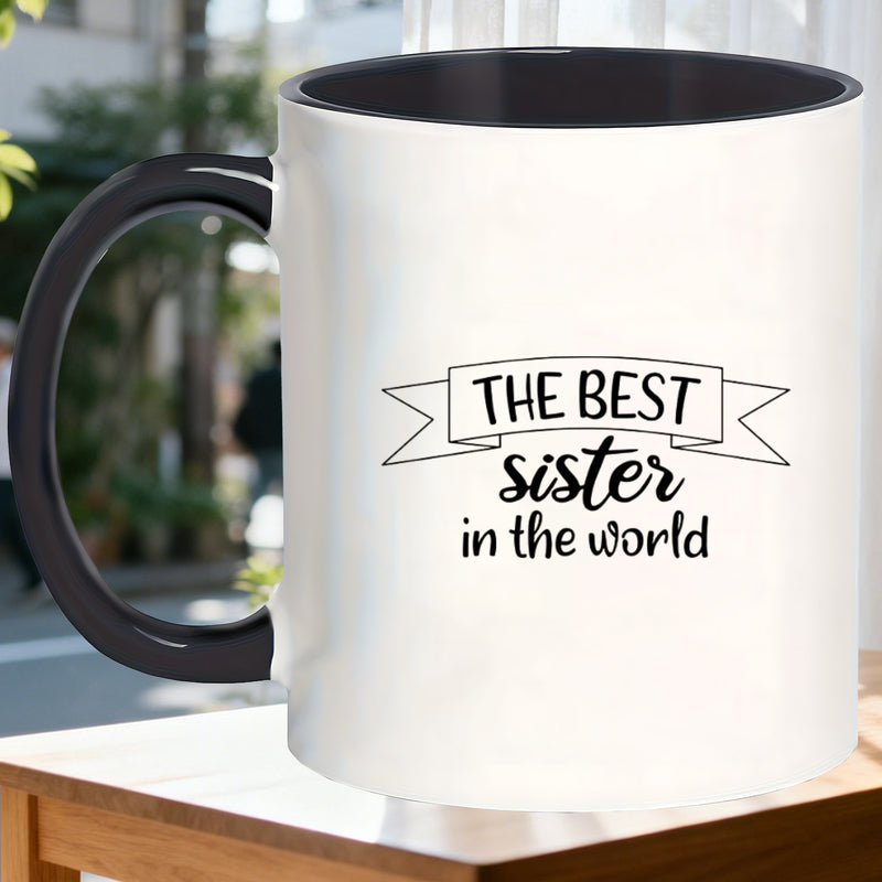 Tailorly Black Accent 11 oz Mug - mugs for hot and cold beverages sister gift christmas decor travel and _576b9c61df75408e9b08504830d1a7e8