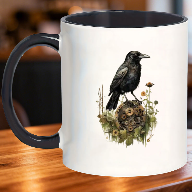 Tailorly Black Accent 11 oz Mug - steampunk theme