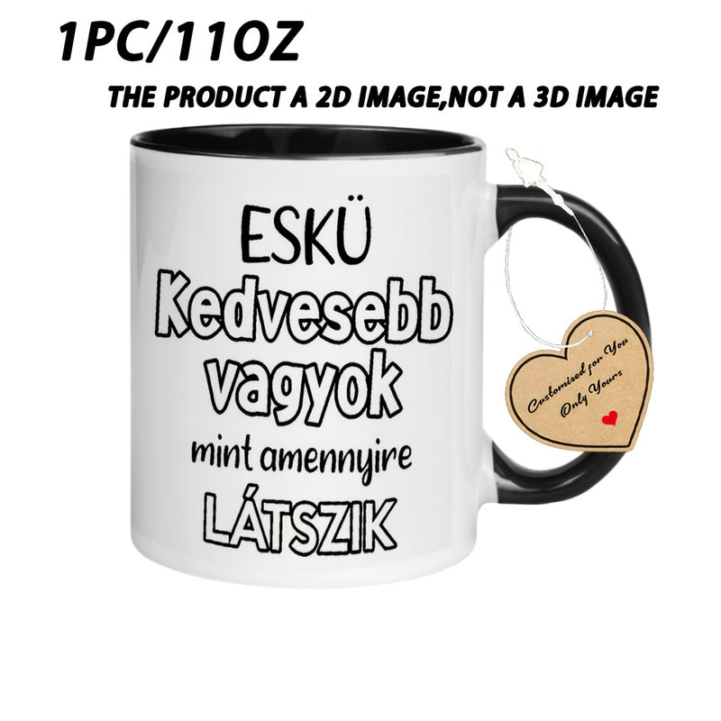 Tailorly Black Accent 11 oz Mug - Text