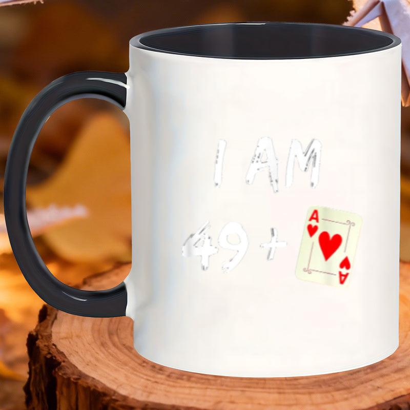 Tailorly Black Accent 11 oz Mug - comfortable handle ergonomic mugs for morning beverages holiday cider and fresh orange juice_da73f3084acf49cd851159a9e83bd26f