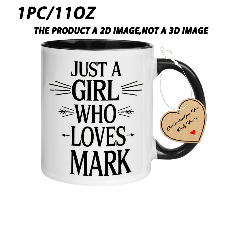 Tailorly Black Accent 11 oz Mug - 1pc Mark Mug for Restaurant And Business 11 Ounce Holiday Gift Birthday Gift Christmas Gift Summer Gift Gifts