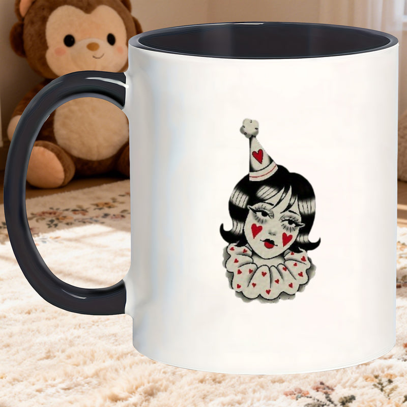 Tailorly Black Accent 11 oz Mug - sturdy mugs for hot and cold beverages featuring a ideal for women as thank you presents or humorous birthday