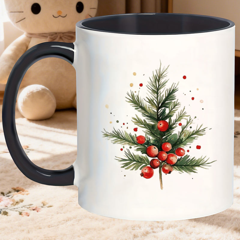 Tailorly Black Accent 11 oz Mug - durable and high quality large christmas mugs unique birthday or gift for men and women_65164d23525541e89b352c6eb3c98eb5