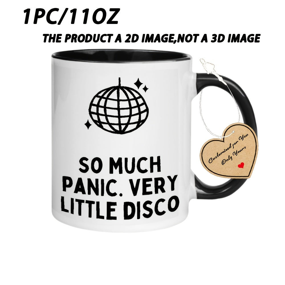 Tailorly Black Accent 11 oz Mug - Disco