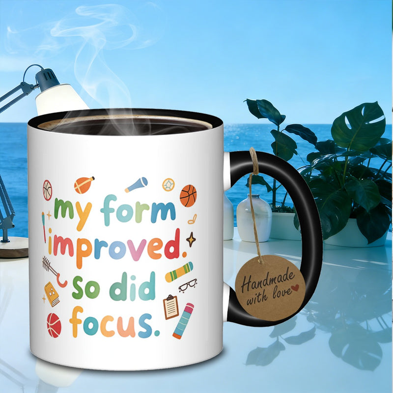 Tailorly Black Accent 11 oz Mug - improvedslim granite mug ideal for designlovers_a0d32766f0804534980ea0e668e0b9a5