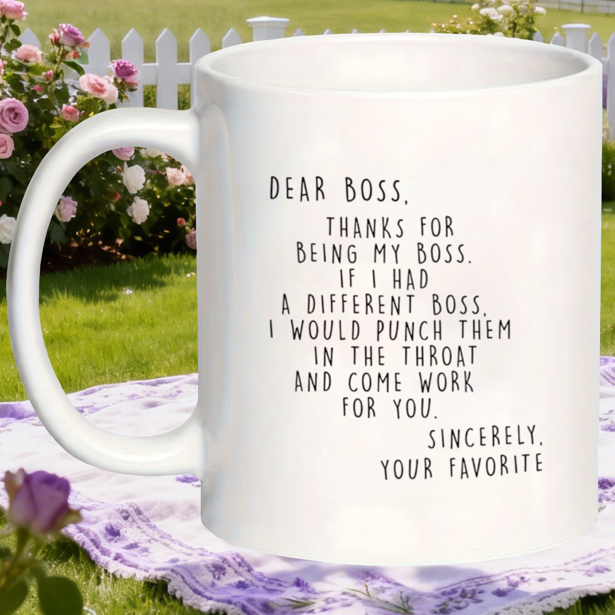 Tailorly White Ceramic 11 oz Mug - durable for hot cold drinks creative boss mugs ideal grandchildren gift idea make the tea cup_4db7c604ae074962a8f663a7bb6b37df