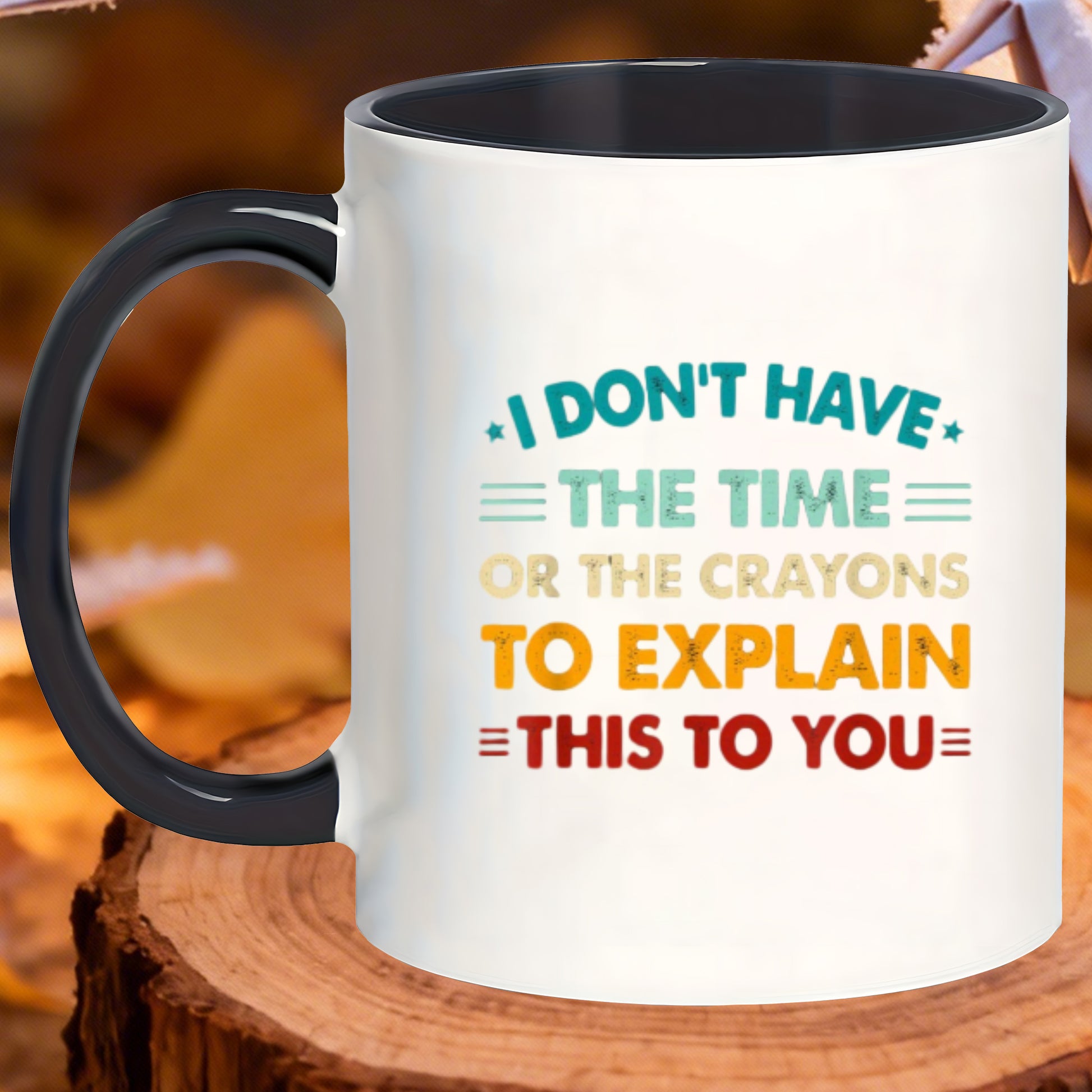 Tailorly Black Accent 11 oz Mug - stylish mugs with designs that scratches your oatmeal tea at or soda during i lack and crayons to this