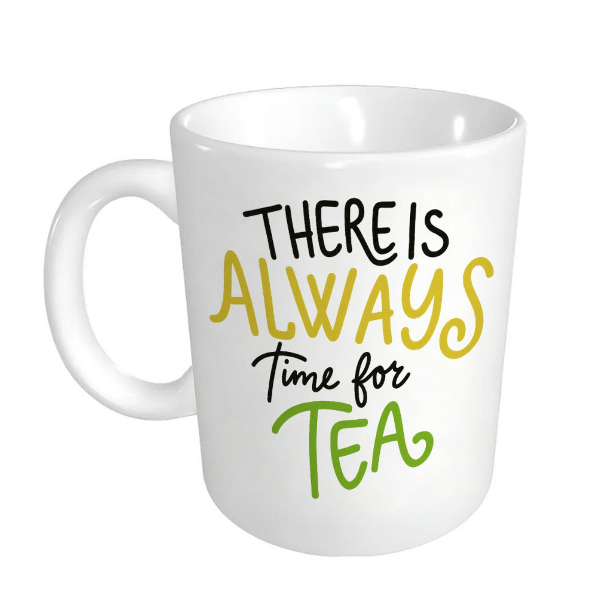 Tailorly White Ceramic 11 oz Mug - elegant minimalist