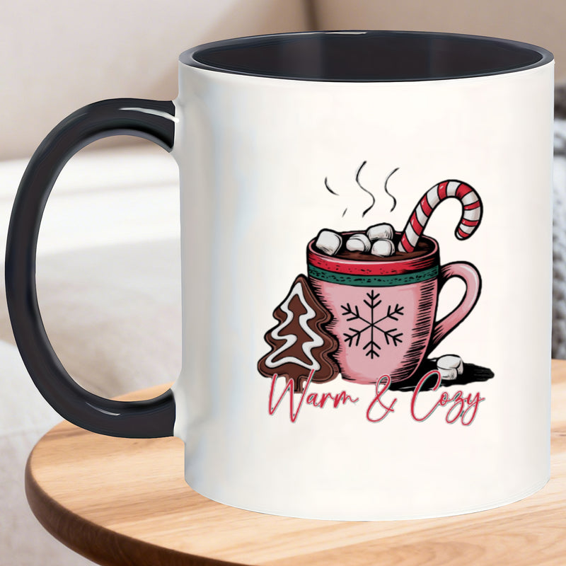 Tailorly Black Accent 11 oz Mug - stylish mugs with patterns that scratches ideal for matcha during study cider at harvest and _2a940e87829042da9446a12e569cbbc2