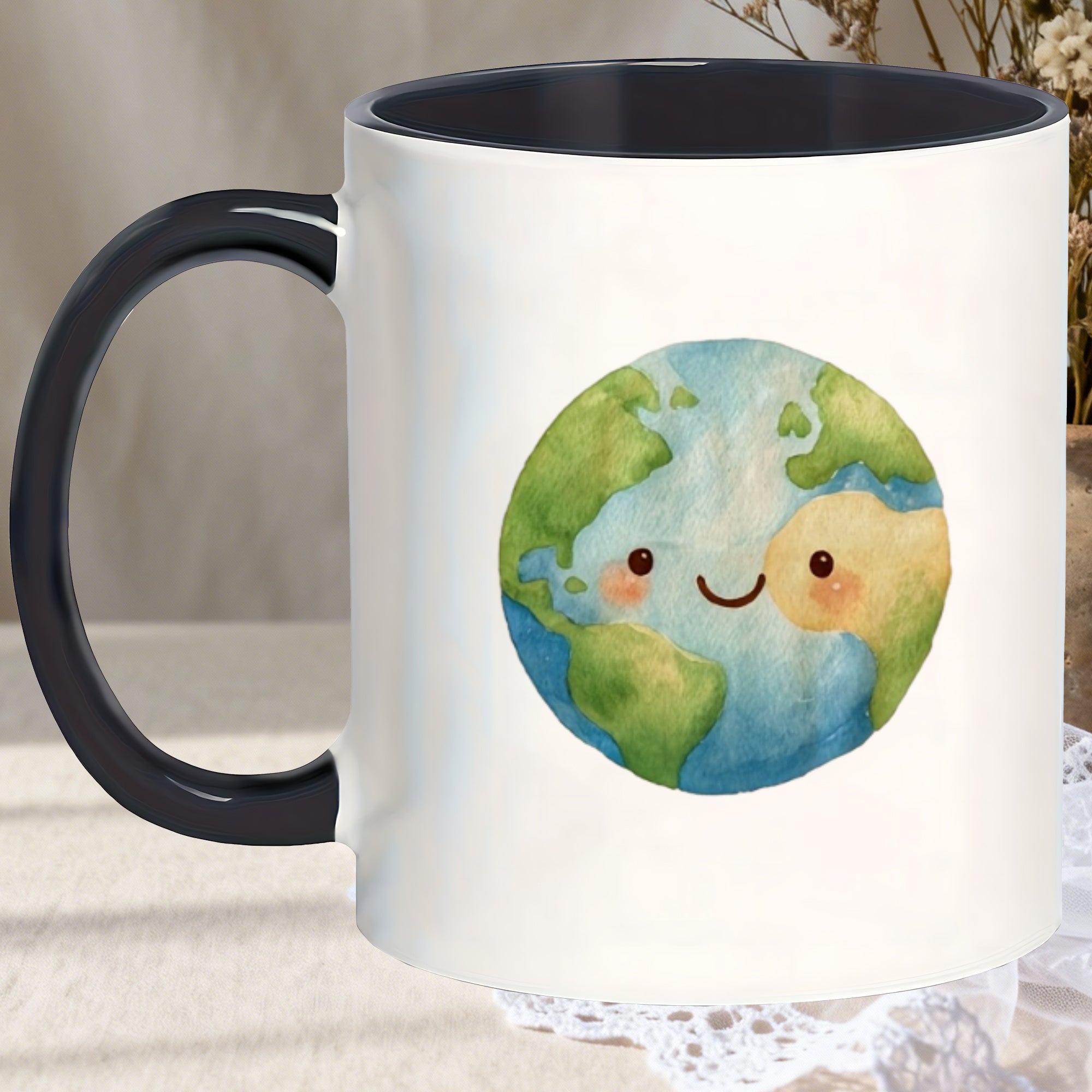 Tailorly Black Accent 11 oz Mug - adorable mugs designed like an ideal present for dads husbands or _74a27da07d864896939827e5937981cd
