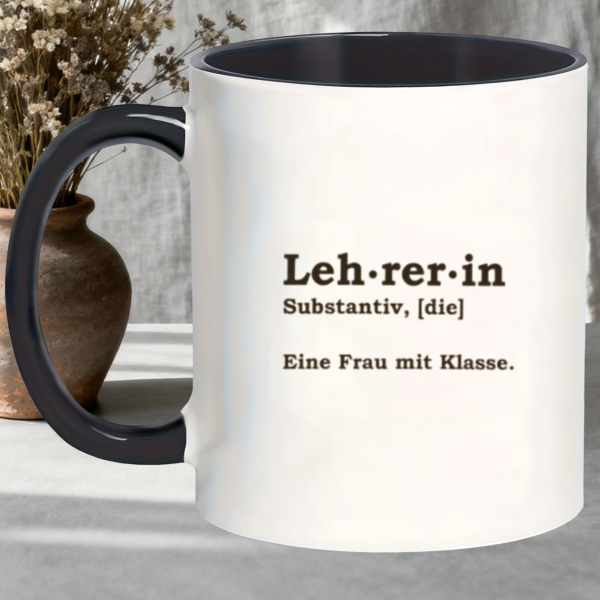 Tailorly Black Accent 11 oz Mug - versatile cold hot drink leh rer in mugs apt for water afternoon matcha_b7c2a5f378bb47238e362d564f24ea88