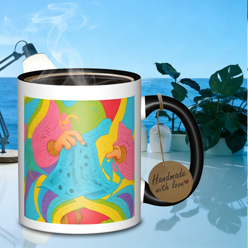 Tailorly Black Accent 11 oz Mug - color forms