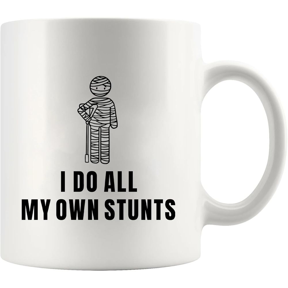 Tailorly White Ceramic 11 oz Mug - Completed All the. Funny Gift for Patients. Gift Suitable for Male and Female Patients. from Nurses