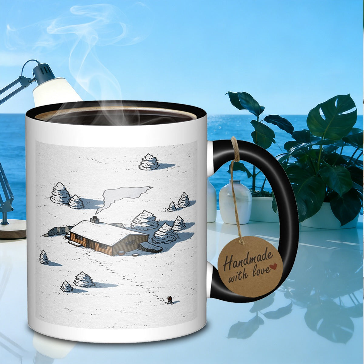 Tailorly Black Accent 11 oz Mug - mug for everyday use it a great gift_ca5a8b811ccb4284acabd8cee2028ca6