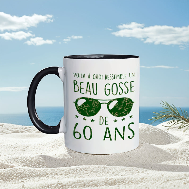 Tailorly Black Accent 11 oz Mug - mr golfs golf character design