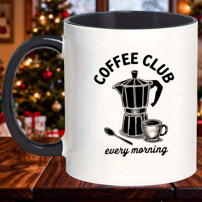 Tailorly Black Accent 11 oz Mug - porcelain gift mugs apt for water afternoon matcha_5038af29353649ceba2b8db53ed81f98