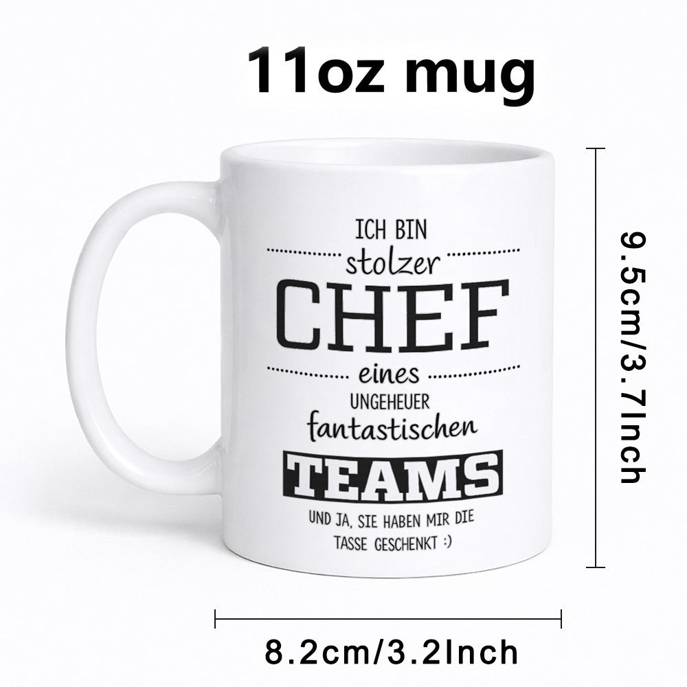 Tailorly White Ceramic 11 oz Mug - Boss & Bestie Presents
