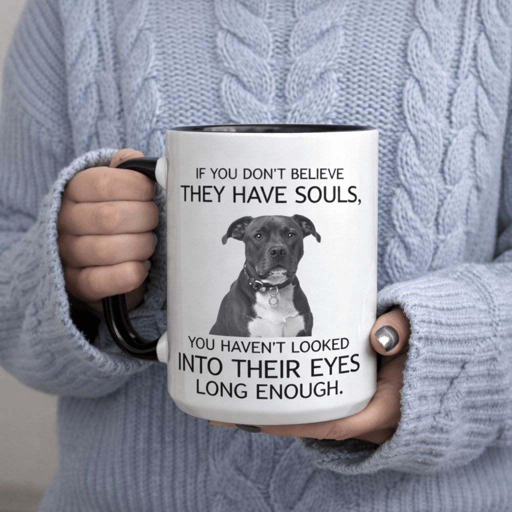 Tailorly Black Accent 11 oz Mug - dont believe have you into their eyes long enough