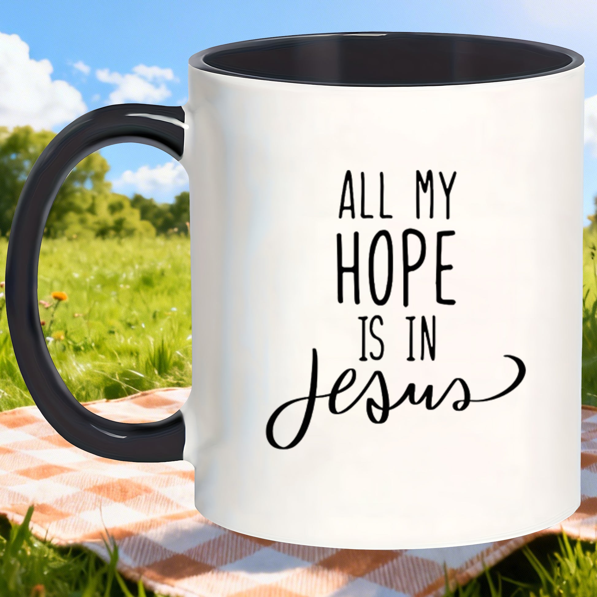 Tailorly Black Accent 11 oz Mug - sturdy ceramic mugs suitable for microwave use featuring is in perfect as a birthday christmas or thanksgiving