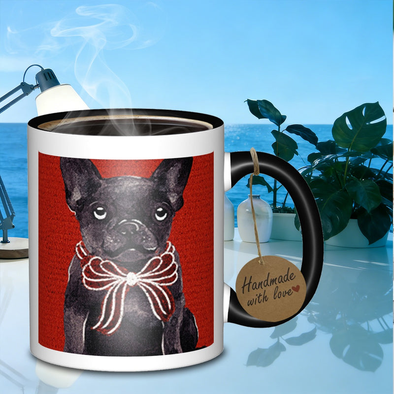 Tailorly Black Accent 11 oz Mug - dog