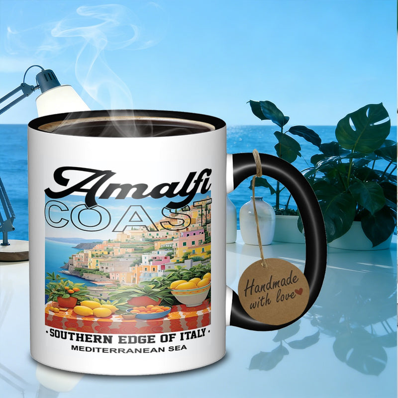 Tailorly Black Accent 11 oz Mug - scenery
