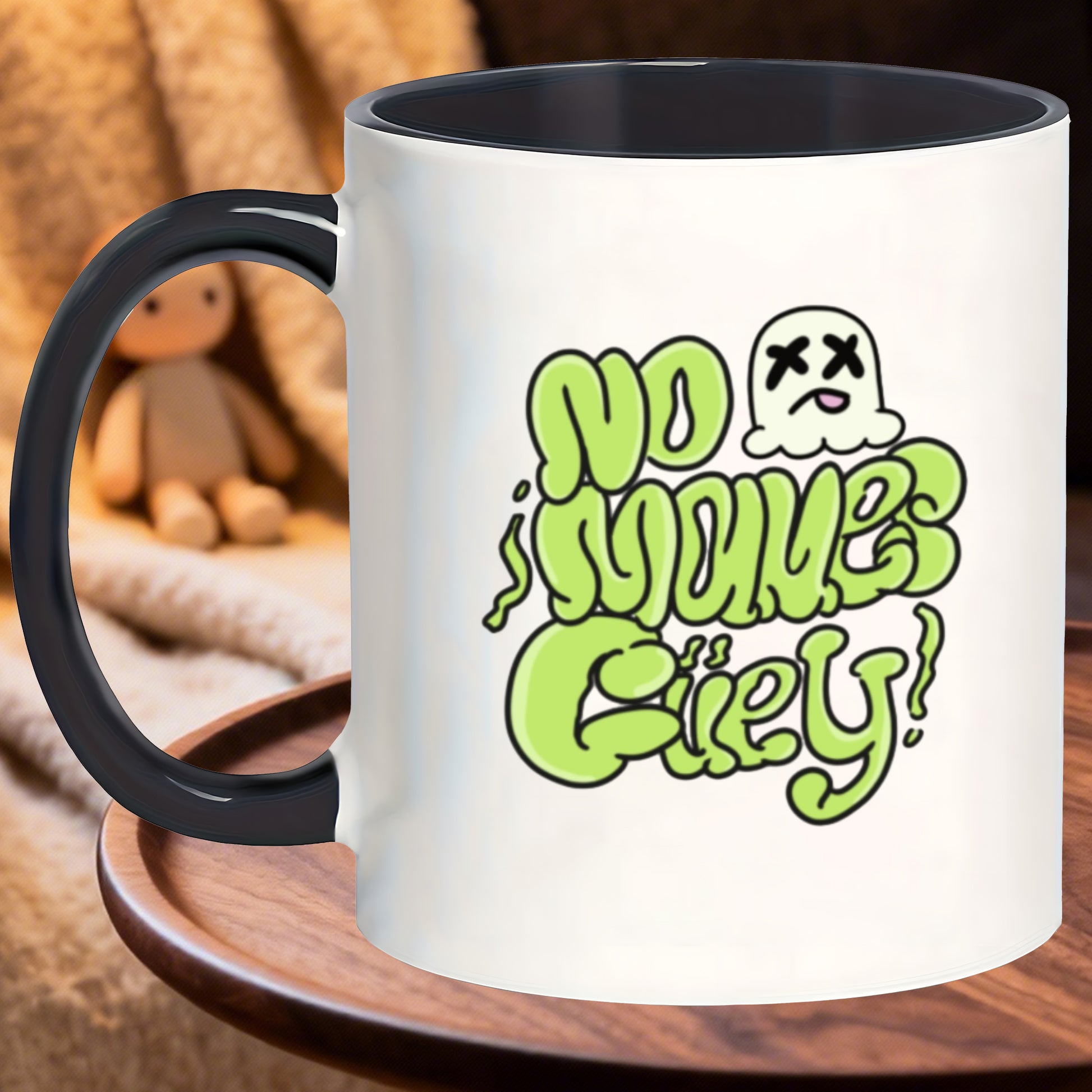 Tailorly Black Accent 11 oz Mug - non slip heat tea no mugs or picnics _641eefac0f9d4491acadea79c23db037