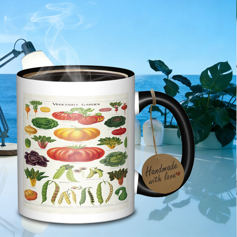 Tailorly Black Accent 11 oz Mug - classic ceramic tea mug for sublimation work outdoor activities and travel a great gift_c521d495375848fcb7198121688f4c27