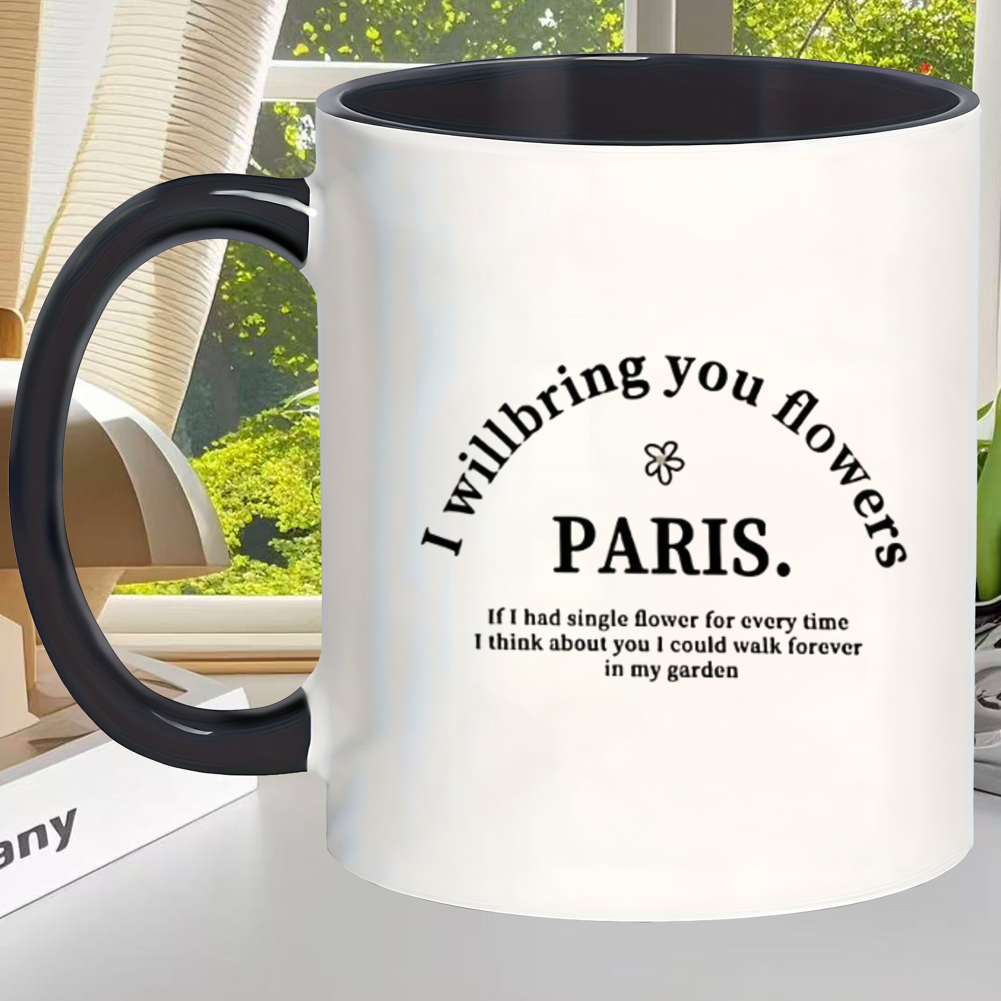 Tailorly Black Accent 11 oz Mug - humorous design