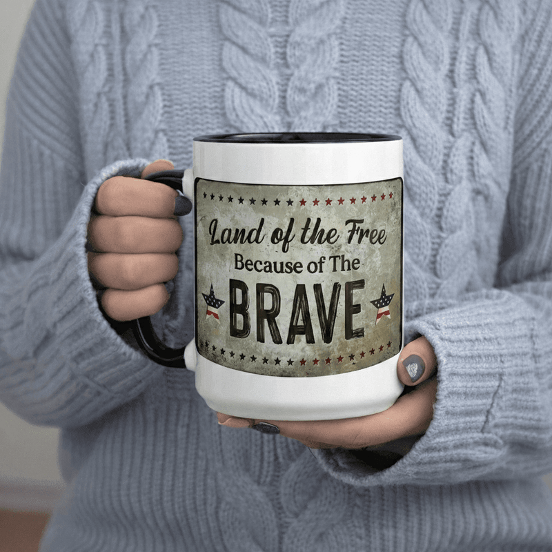 Tailorly Black Accent 11 oz Mug - Whimsical Theme Grandparent