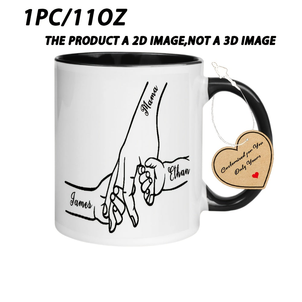 Tailorly Black Accent 11 oz Mug - Mama