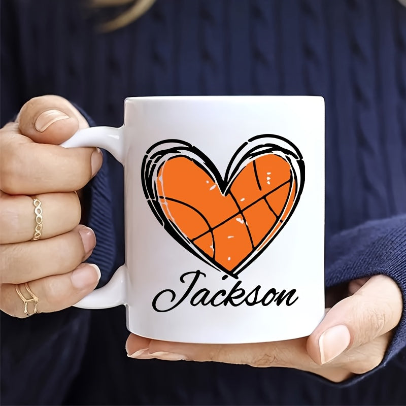 Tailorly White Ceramic 11 oz Mug - text reusable insulated hand wash only perfect gift for valentines day thanksgiving