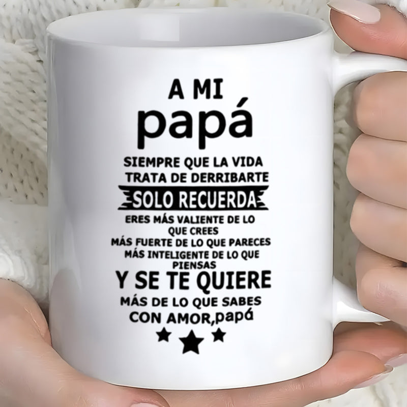 Tailorly White Ceramic 11 oz Mug - 1pc reusable drinkware novelty drinkware funny novelty coffee mug compatible for dad white ceramic insulated cup with