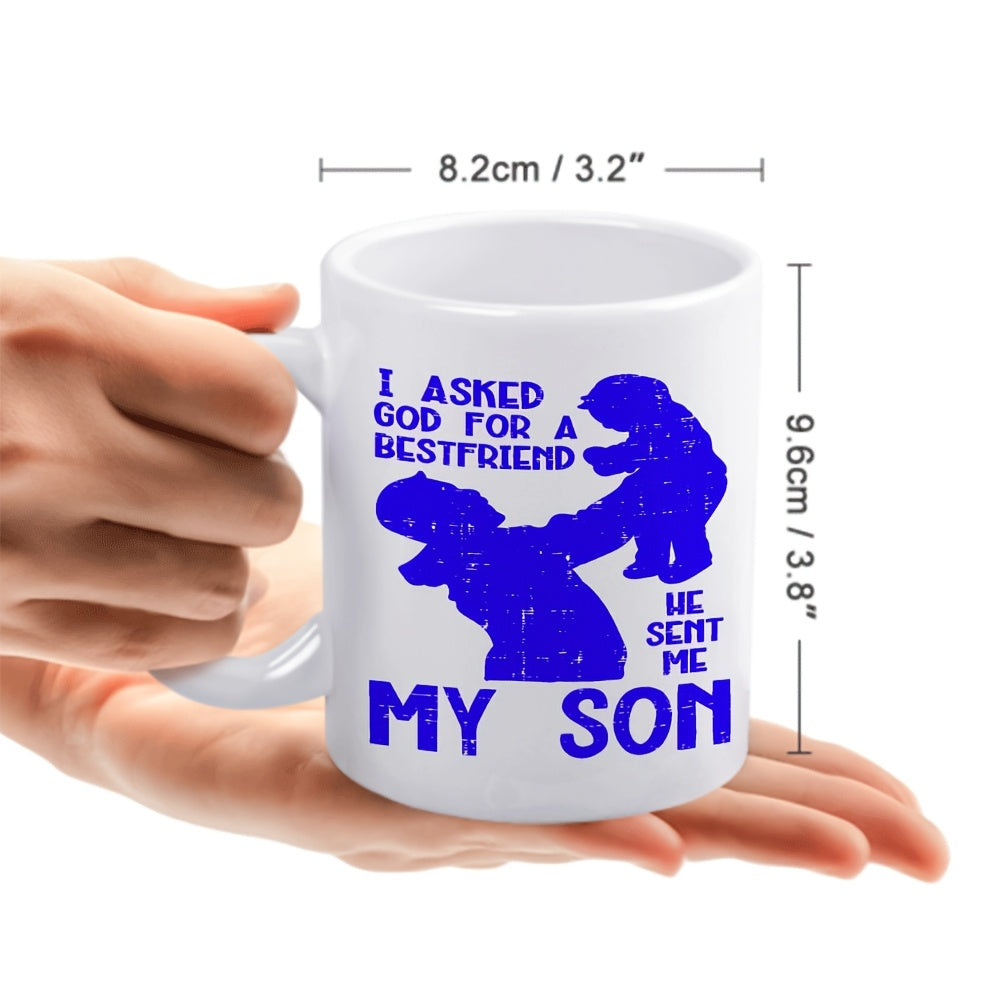 Tailorly White Ceramic 11 oz Mug - father themed