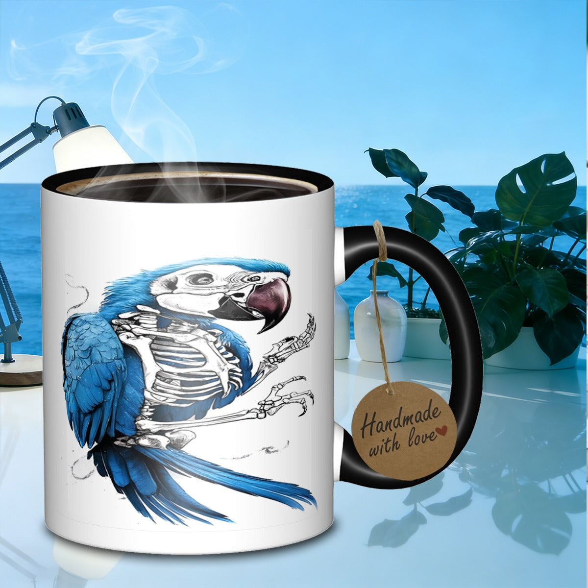 Tailorly Black Accent 11 oz Mug - anatomy design