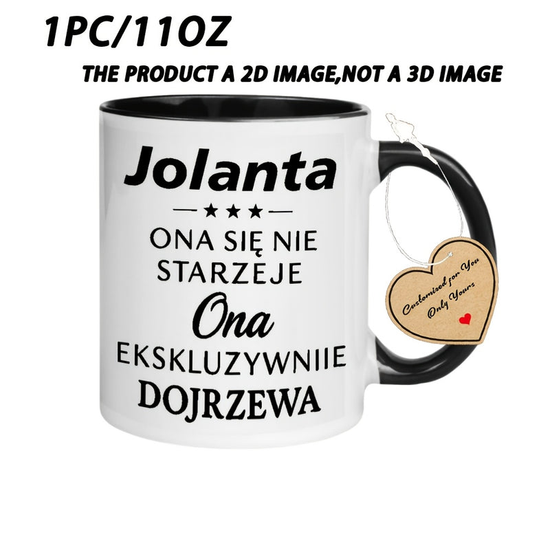 Tailorly Black Accent 11 oz Mug - Text