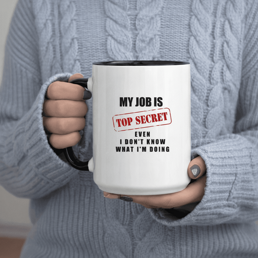 Tailorly Black Accent 11 oz Mug - Is What I m Doing