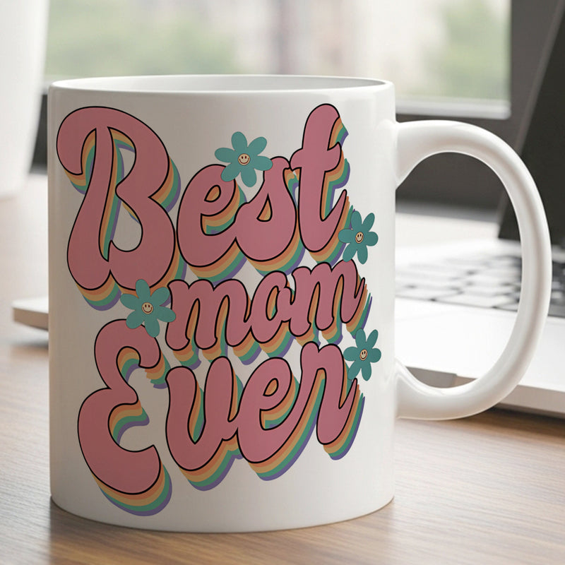 Tailorly White Ceramic 11 oz Mug - a border and a mothers gift