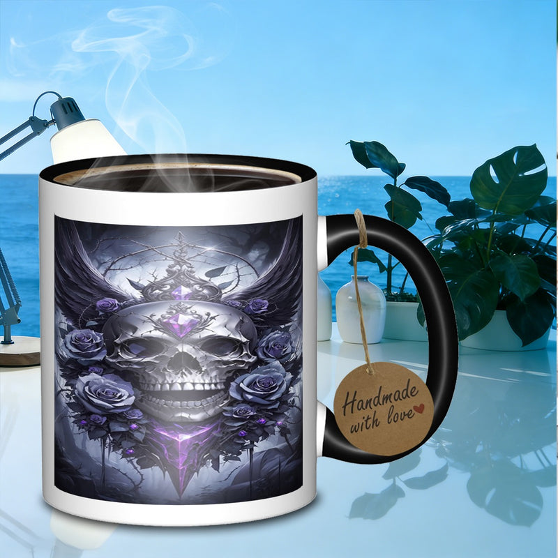 Tailorly Black Accent 11 oz Mug - wings