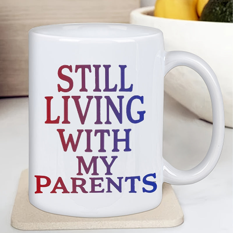 Tailorly White Ceramic 11 oz Mug - couples roots