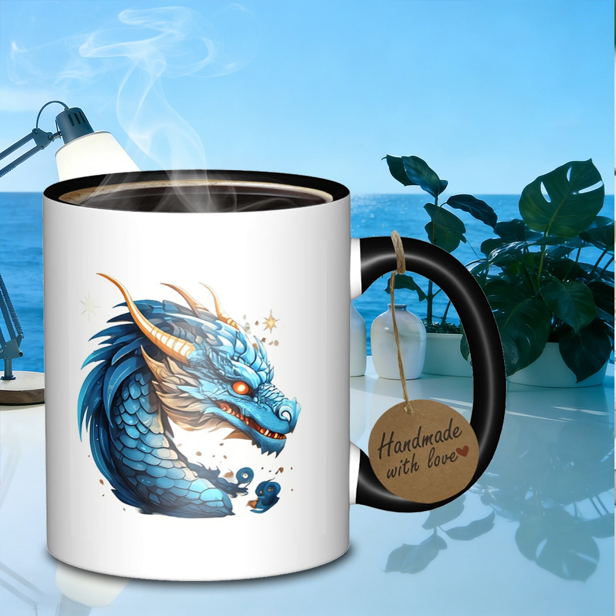 Tailorly Black Accent 11 oz Mug - themed stackable ceramic cup supervisors_7db929890ba5463eb5db2c4ad7350ed6