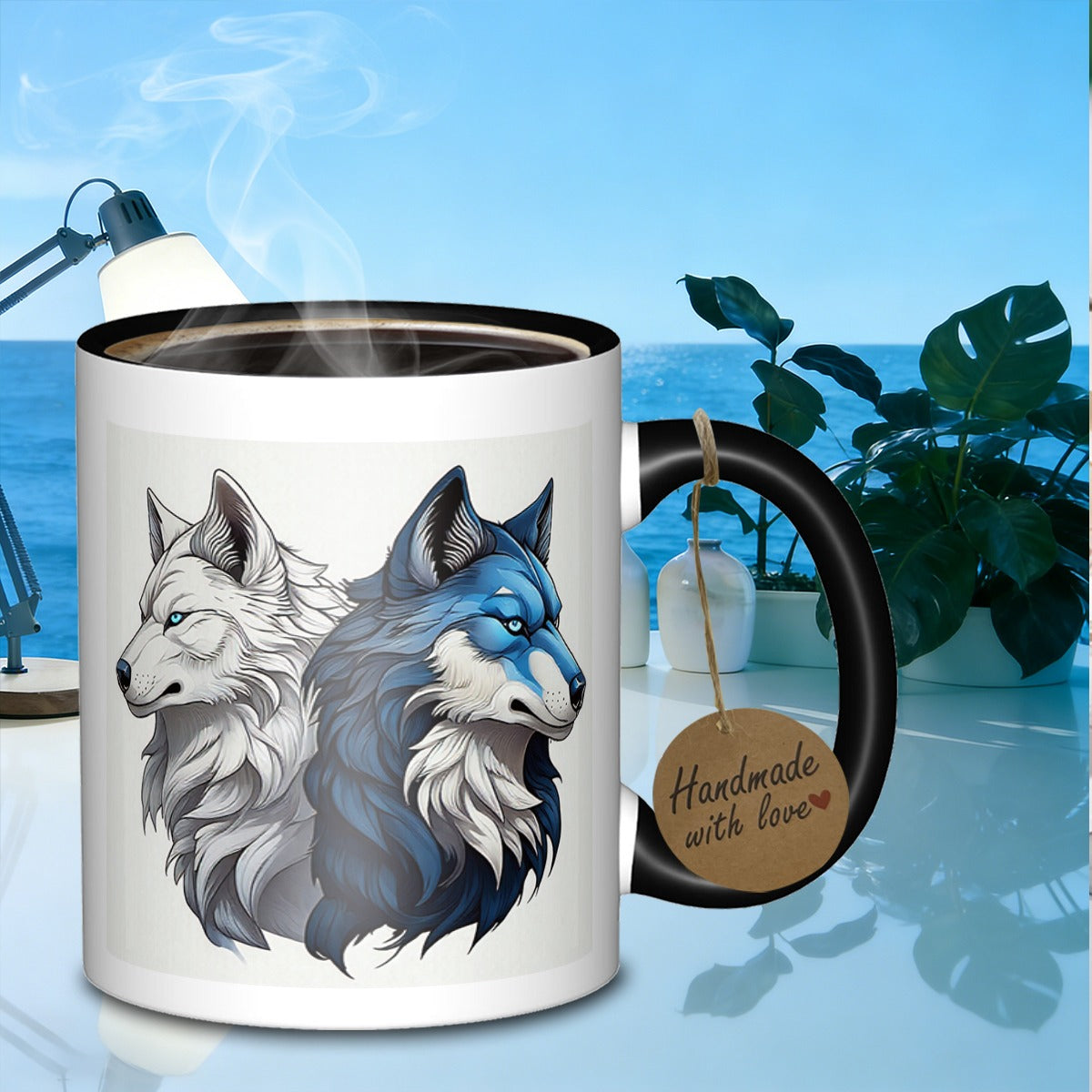 Tailorly Black Accent 11 oz Mug - dual