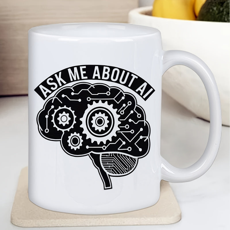 Tailorly White Ceramic 11 oz Mug - 1pc ideal for the office home or golf events doing things mug personalized ceramic cup heat retaining novelty tea cup