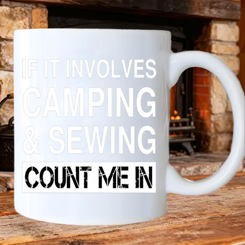 Tailorly White Ceramic 11 oz Mug - white printed text
