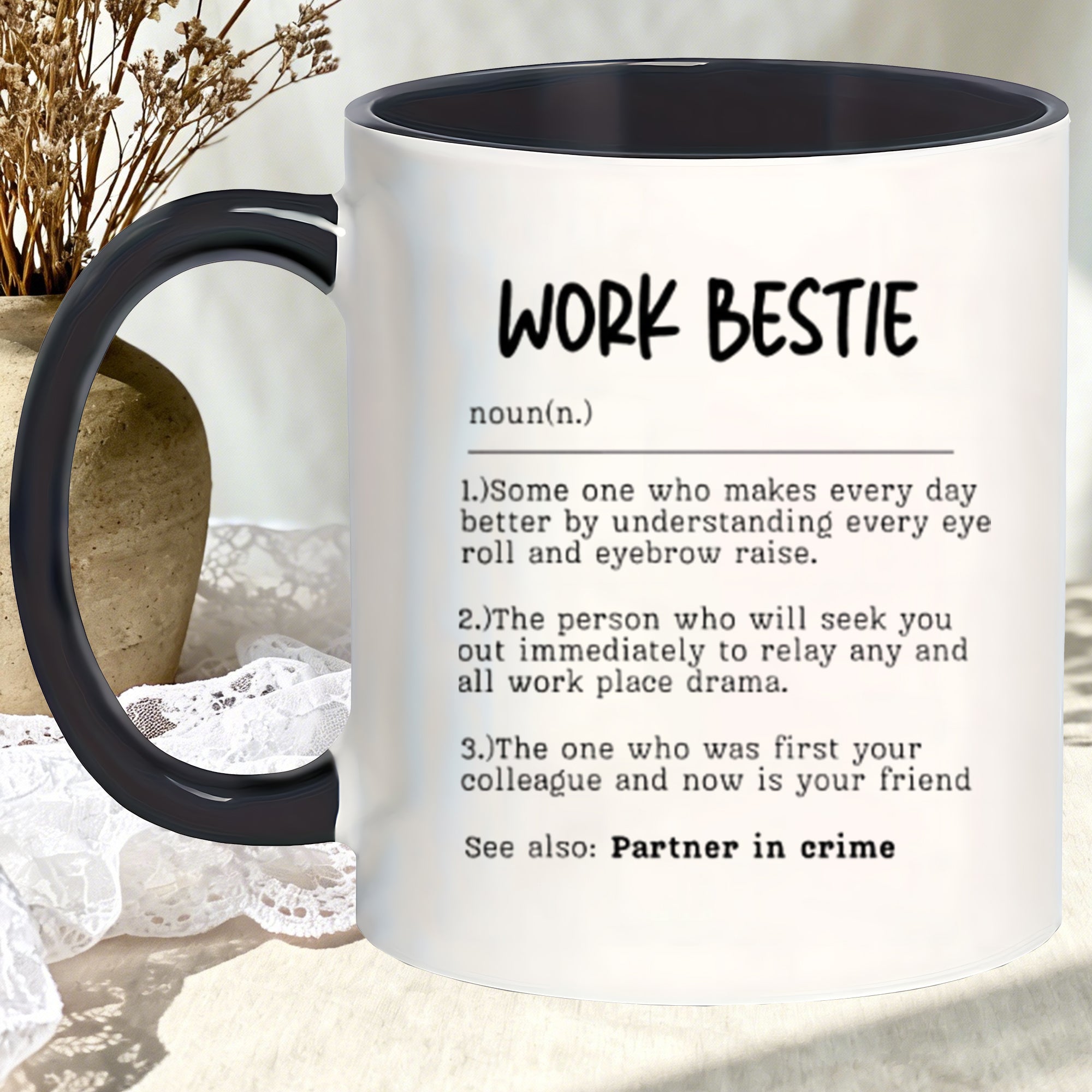 Tailorly Black Accent 11 oz Mug - mugs designed for your work best friend ideal for office and home settings_0398139f7f6241a88159fd0035fbf0f1