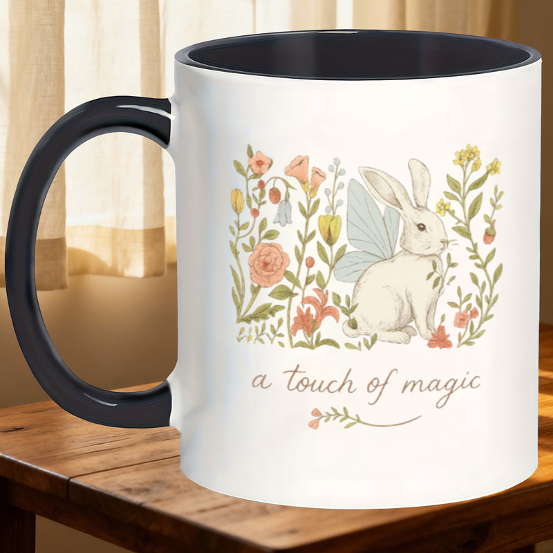 Tailorly Black Accent 11 oz Mug - special mugs designed as bunnies and flowers a bit of to your birthday celebrations at home or _7114b3471eaa49ad9589a0ac551647dd