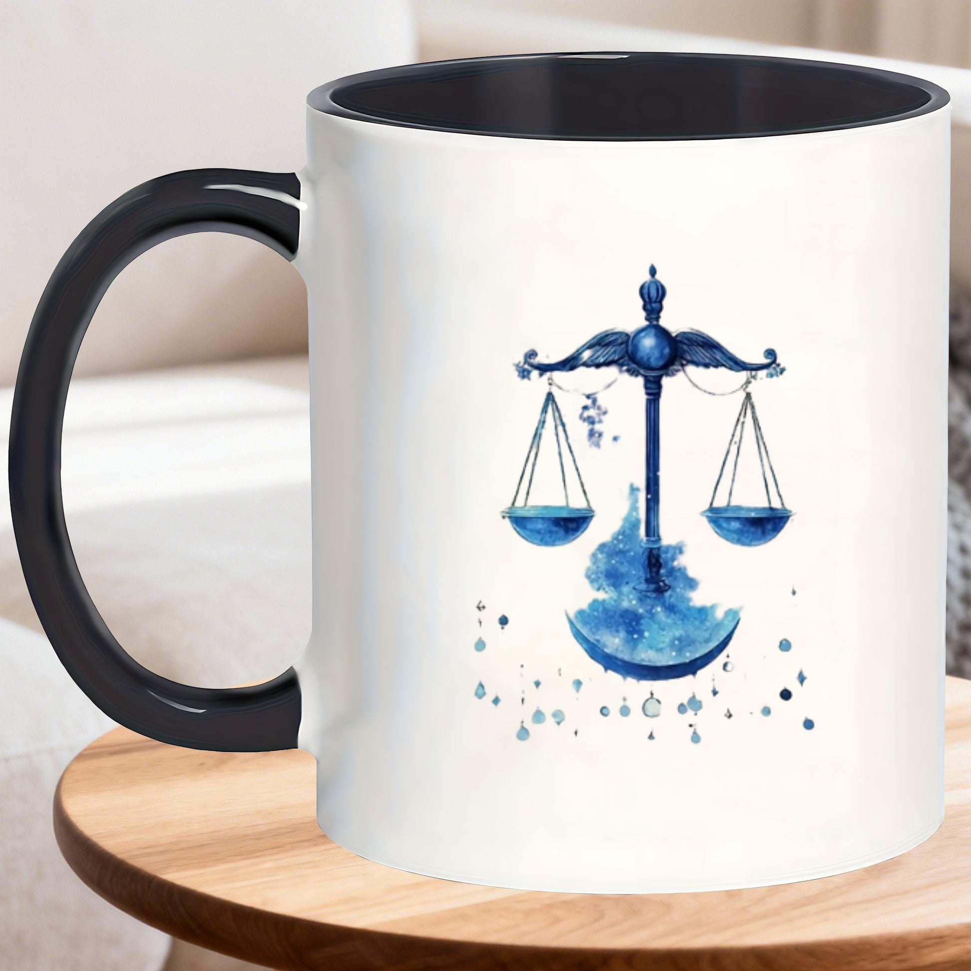 Tailorly Black Accent 11 oz Mug - balance design