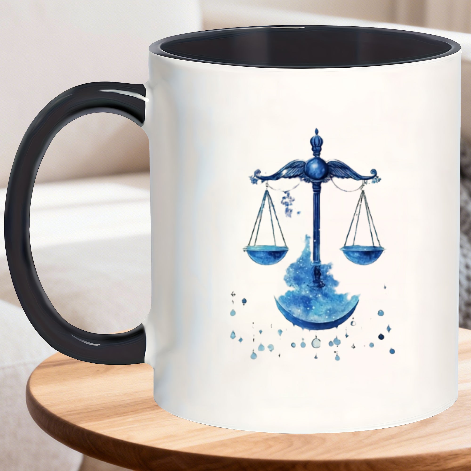 Tailorly Black Accent 11 oz Mug - balance design
